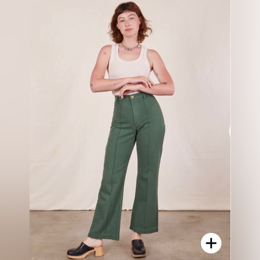 BBP emerald green western pants xxs